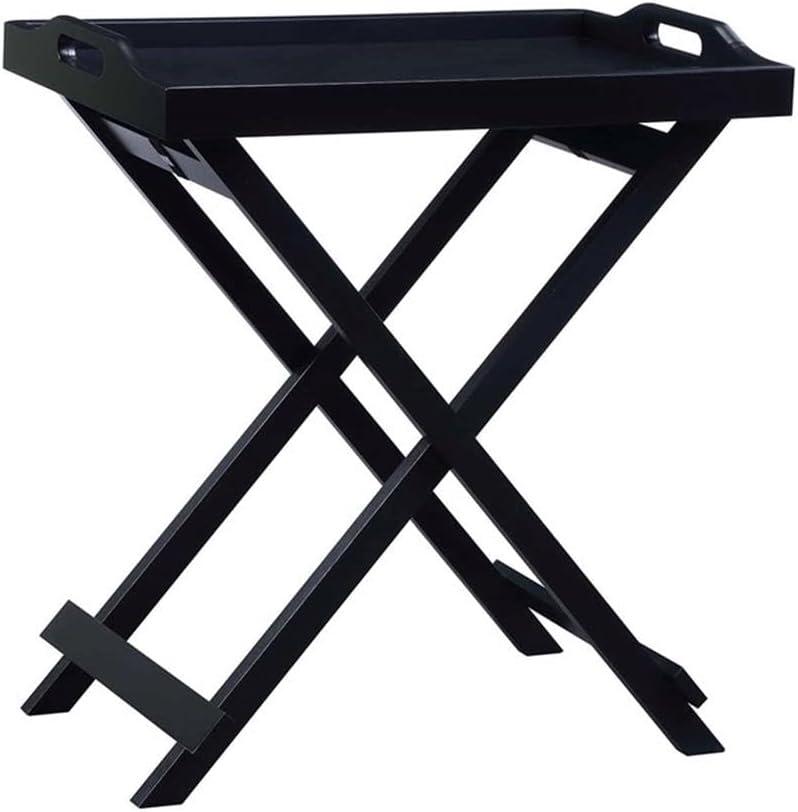 Convenience Concepts Designs2Go Folding Tray Table, Black