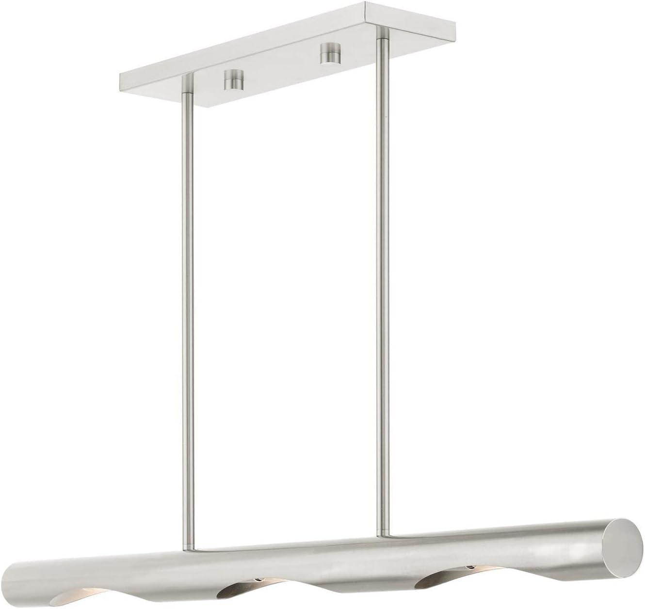Livex Lighting Acra 3 - Light Chandelier in  Brushed Nickel