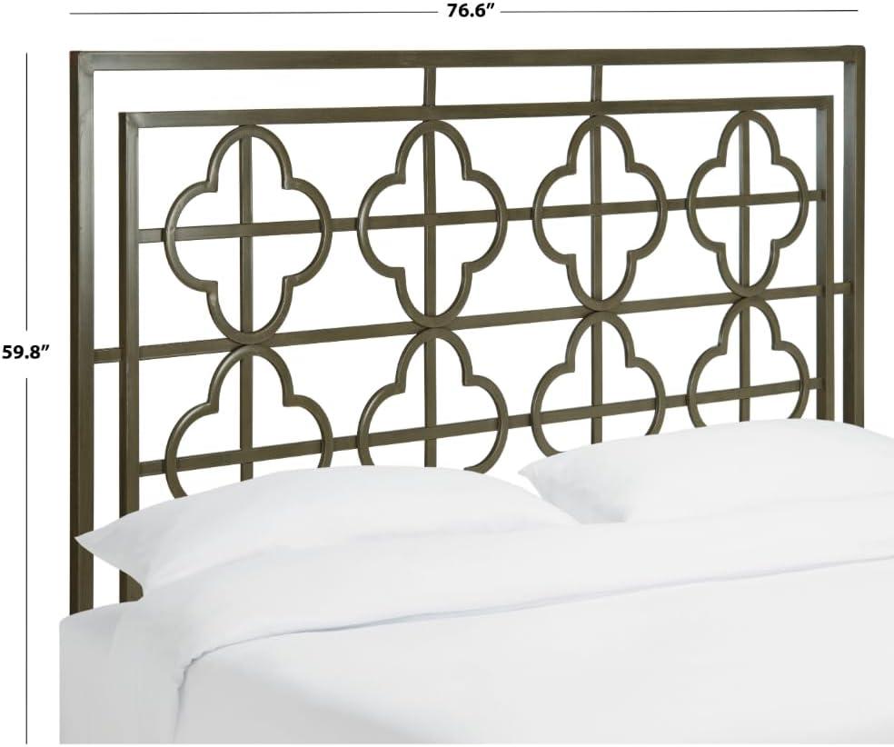 SAFAVIEH Home Collection Lucina French Silver Headboard, Full