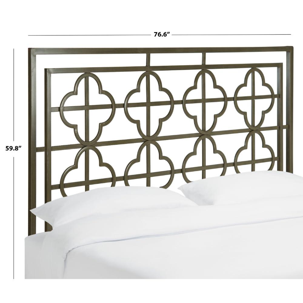 SAFAVIEH Home Collection Lucina French Silver Headboard, Full