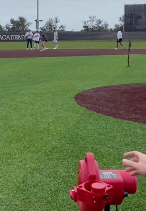 Trend Sports Base Hit Real Pitching Machine