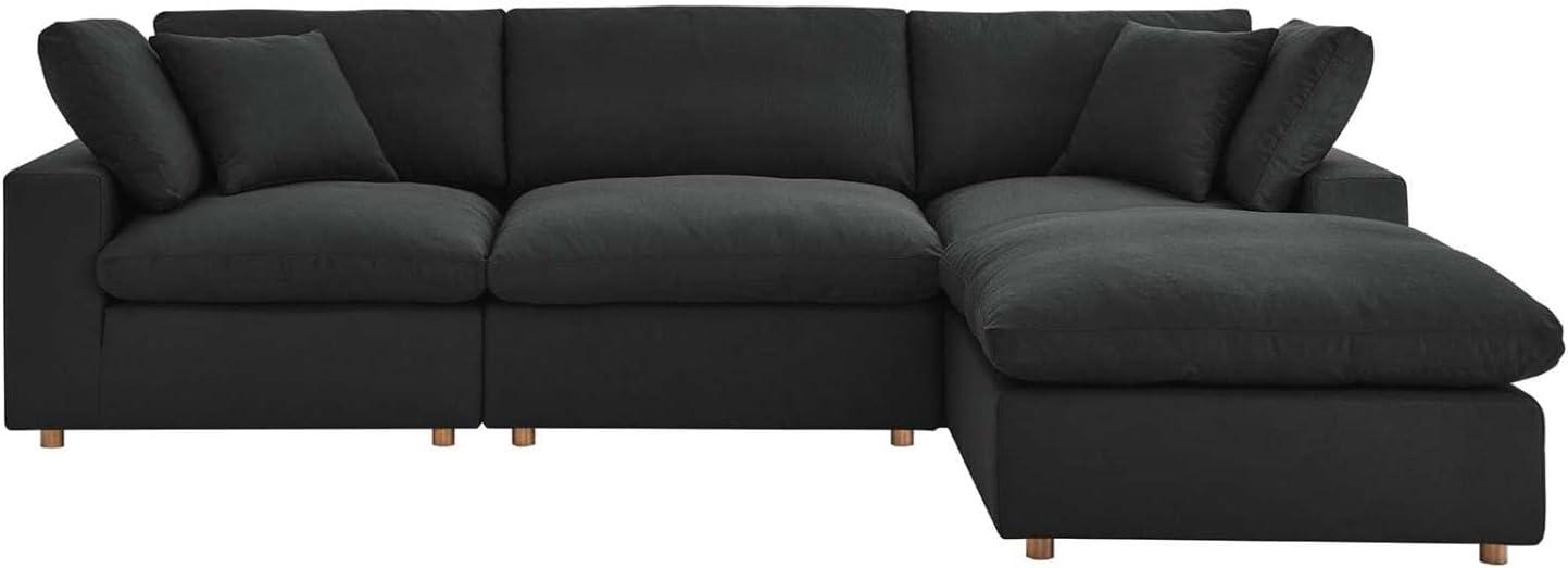 Commix Down Filled Overstuffed 4 Piece Sectional Sofa Set-EEI-3356