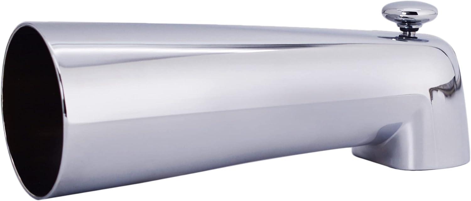 7" Reach Wall Mount Tub Spout with Diverter