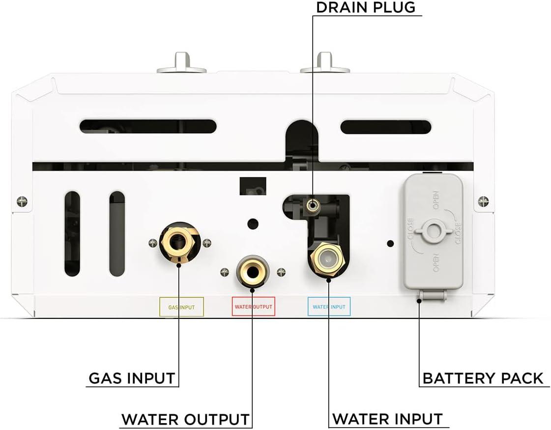 Eccotemp L10 3 Gallon White Portable Tankless Water Heater