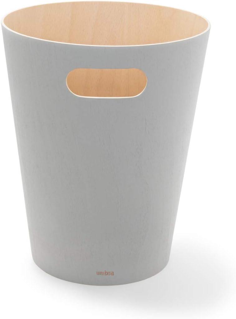 Umbra Woodrow Manufactured Wood Open Waste Basket - 2.25 Gallons