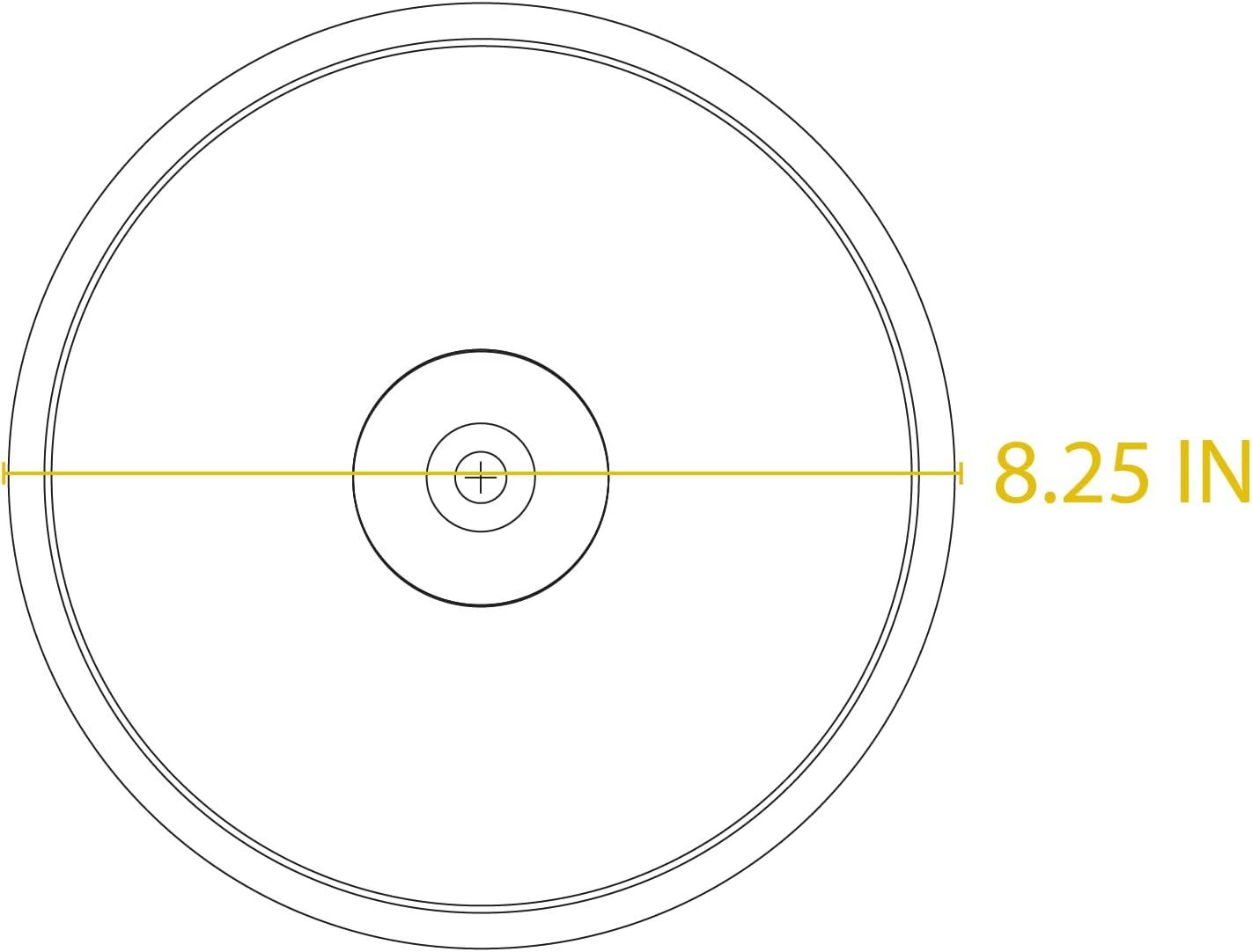 Lodge Cast Iron 8" Tempered Glass Lid, GL8, with Silicone Knob