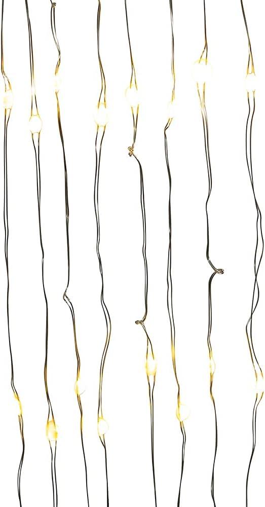 50-Light Warm White Battery Operated LED Christmas Tree Lights