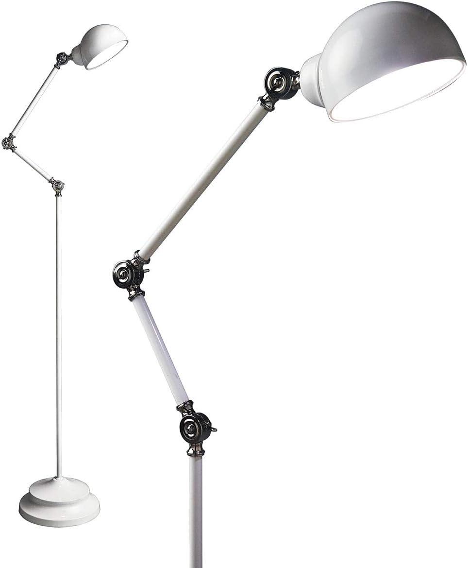 Revive ClearSun LED Adjustable Floor Lamp with Touch Control, White