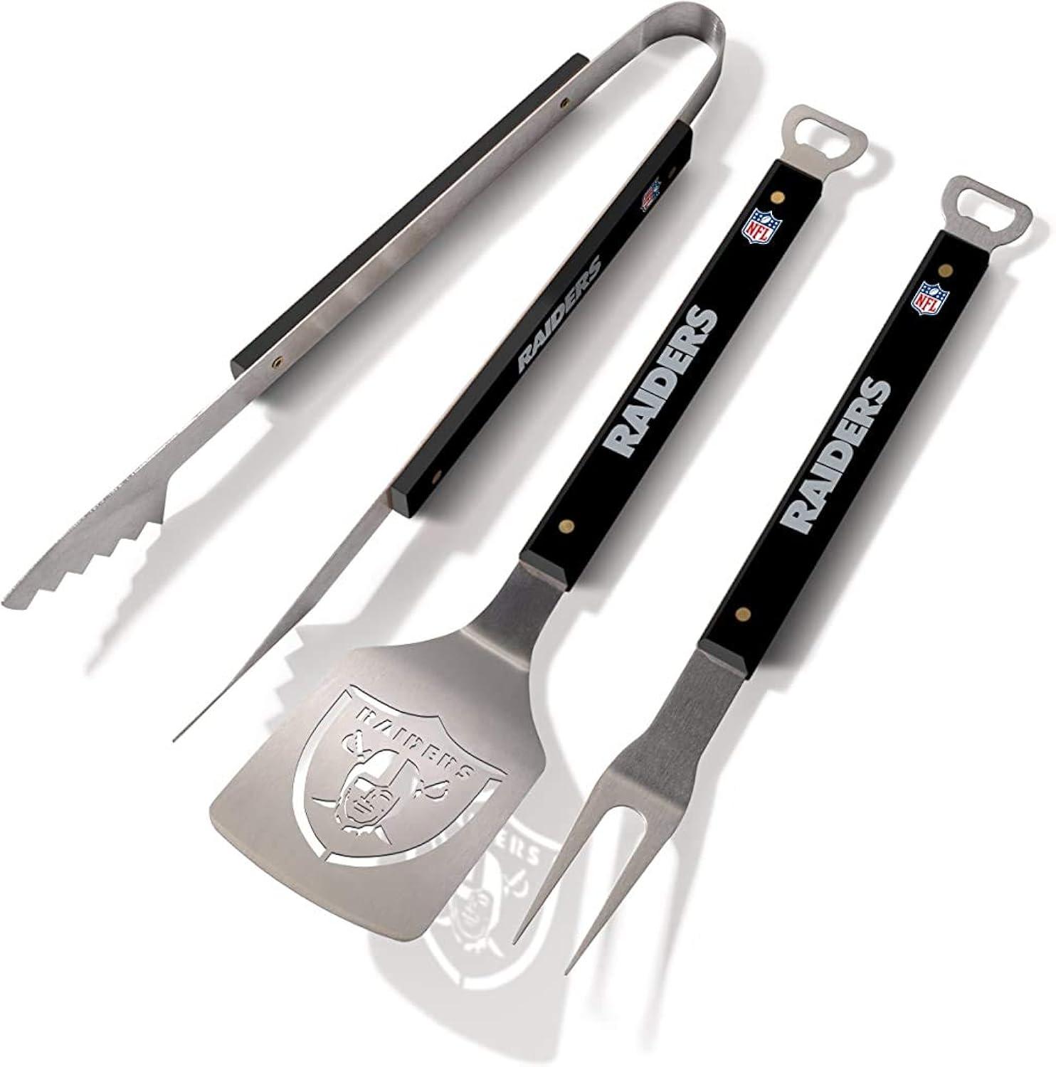 YouTheFan Stainless Steel Grilling Tool Set