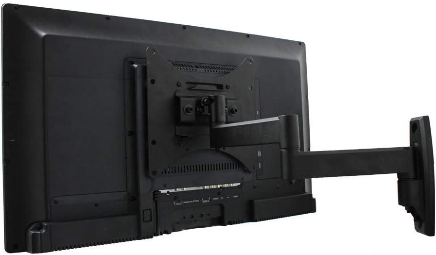 Black Adjustable Wall and Ceiling TV Mount for 50" Screens