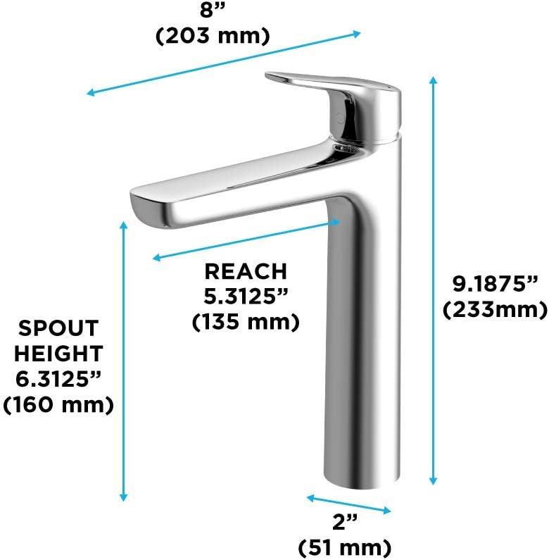 G Series Vessel Sink Bathroom Faucet with Drain Assembly