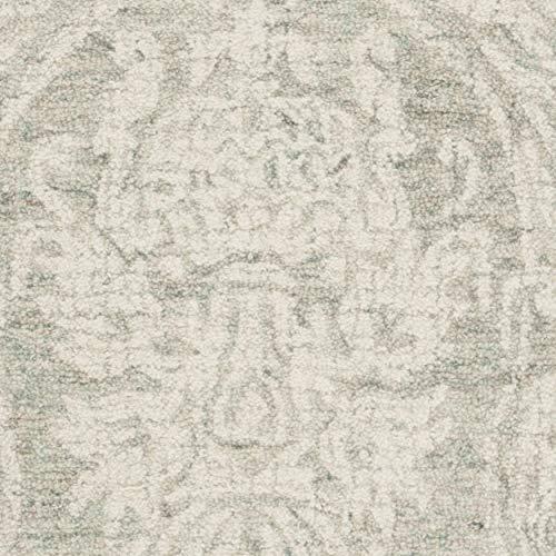 Rosemarie Abstract Handmade Tufted Wool Gray/Ivory Area Rug