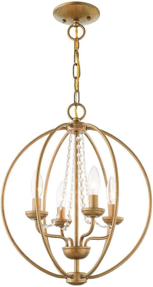 Livex Lighting Arabella 4 - Light Chandelier in  Polished Chrome
