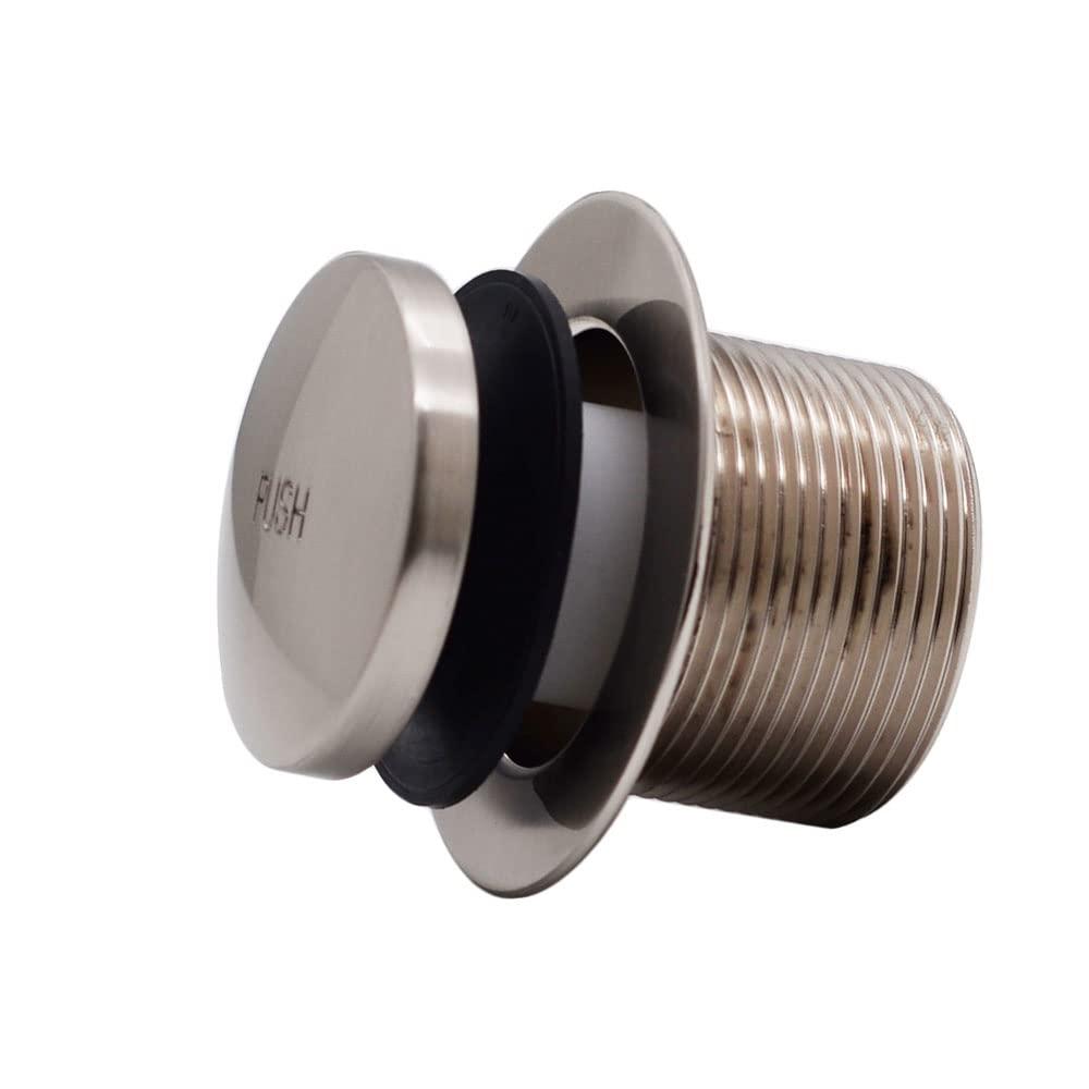 Westbrass 1-1/2" Coarse Thread Tip-Toe Bathtub Leg Drain with One-Hole Overflow D93-07