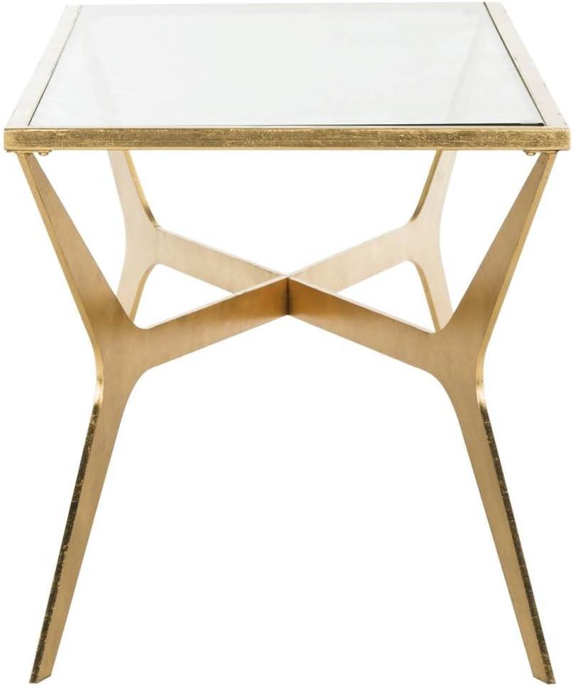 Edythe Coffee Table - Gold/Clear - Safavieh