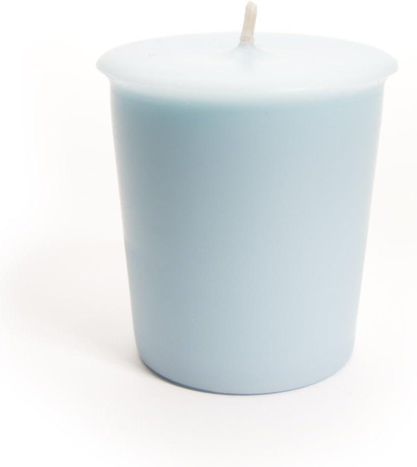 Blue Moon Floral Scented Soy Votive Candles with Dried Flowers - 6 Pack