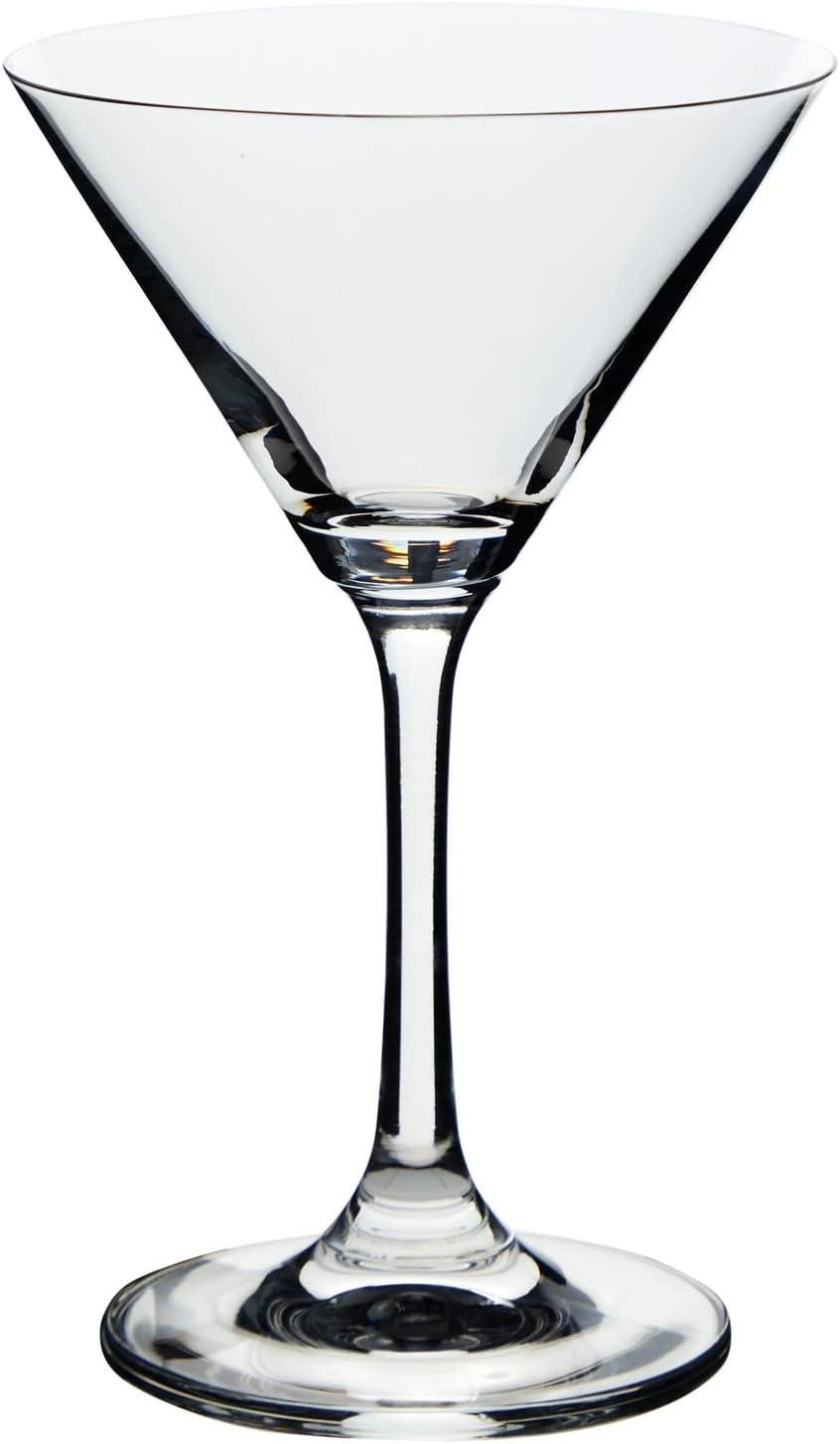 Juvale 5 oz Mini Martini Glasses Set of 6 - Small Cocktail Stem Glasses for Dessert, Margaritas, Classic Barware Accessories