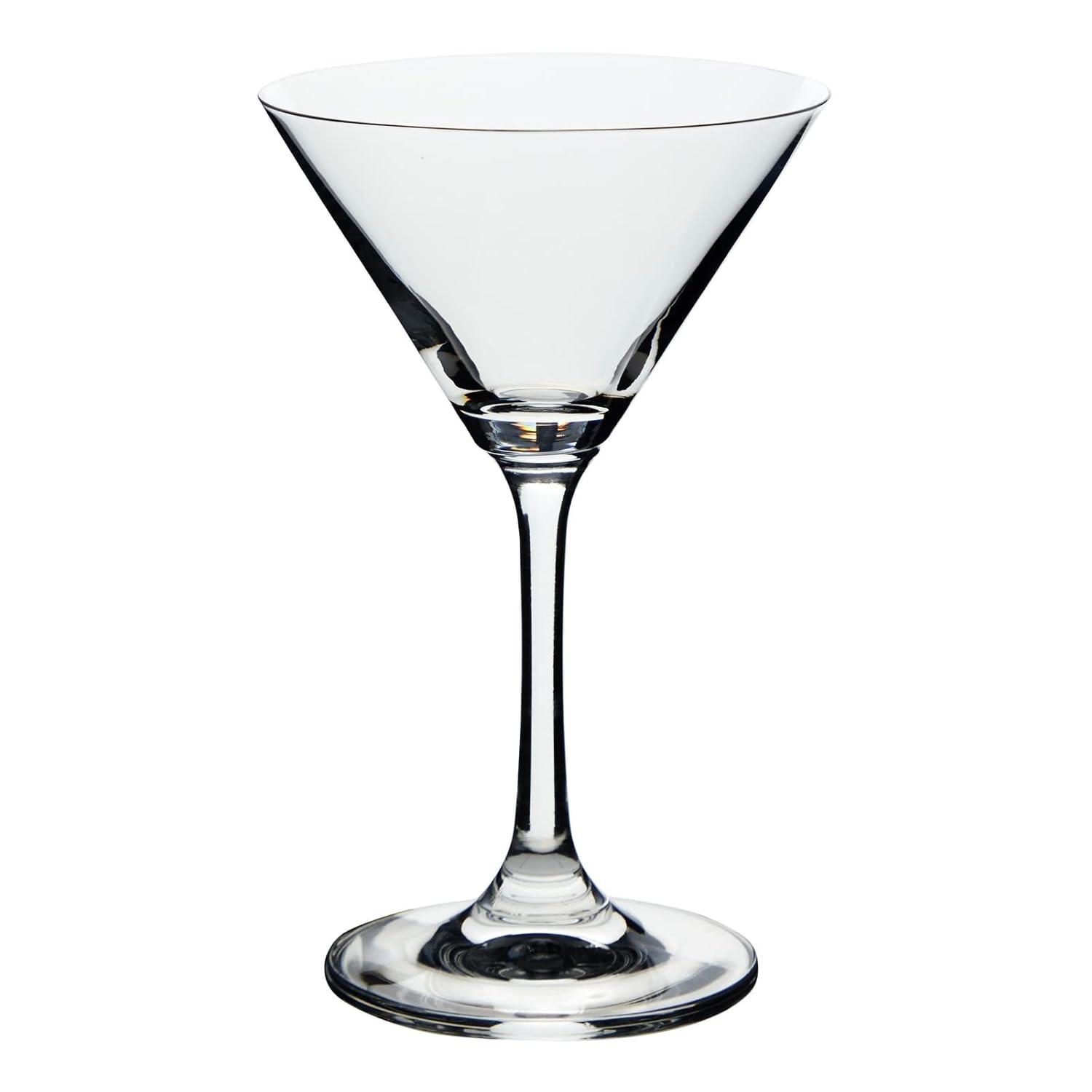 Juvale 5 oz Mini Martini Glasses Set of 6 - Small Cocktail Stem Glasses for Dessert, Margaritas, Classic Barware Accessories