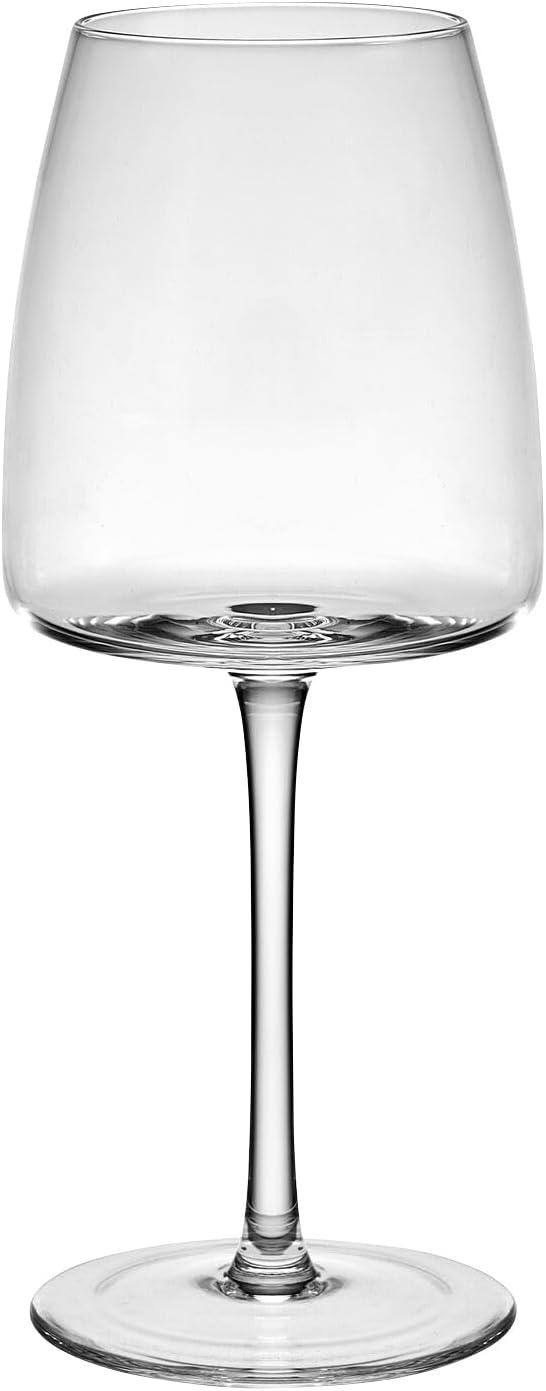 Cora Clear Glass 13 oz White Wine Glasses Set of 4