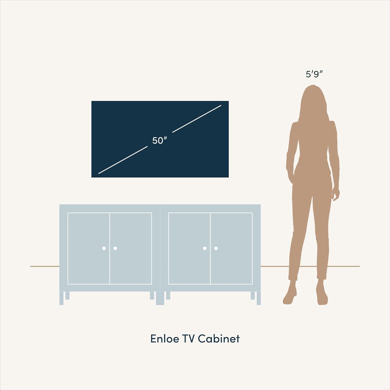 Nathan James Enloe 2-Piece Accent Cabinet Set or TV Stand