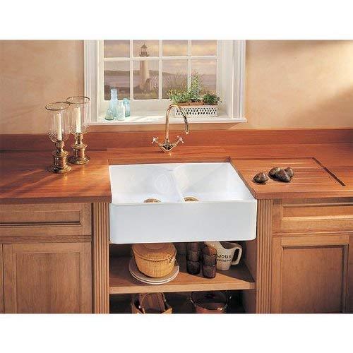 Manor House 32" L x 20" W Double Basin Dual Mount Kitchen Sink