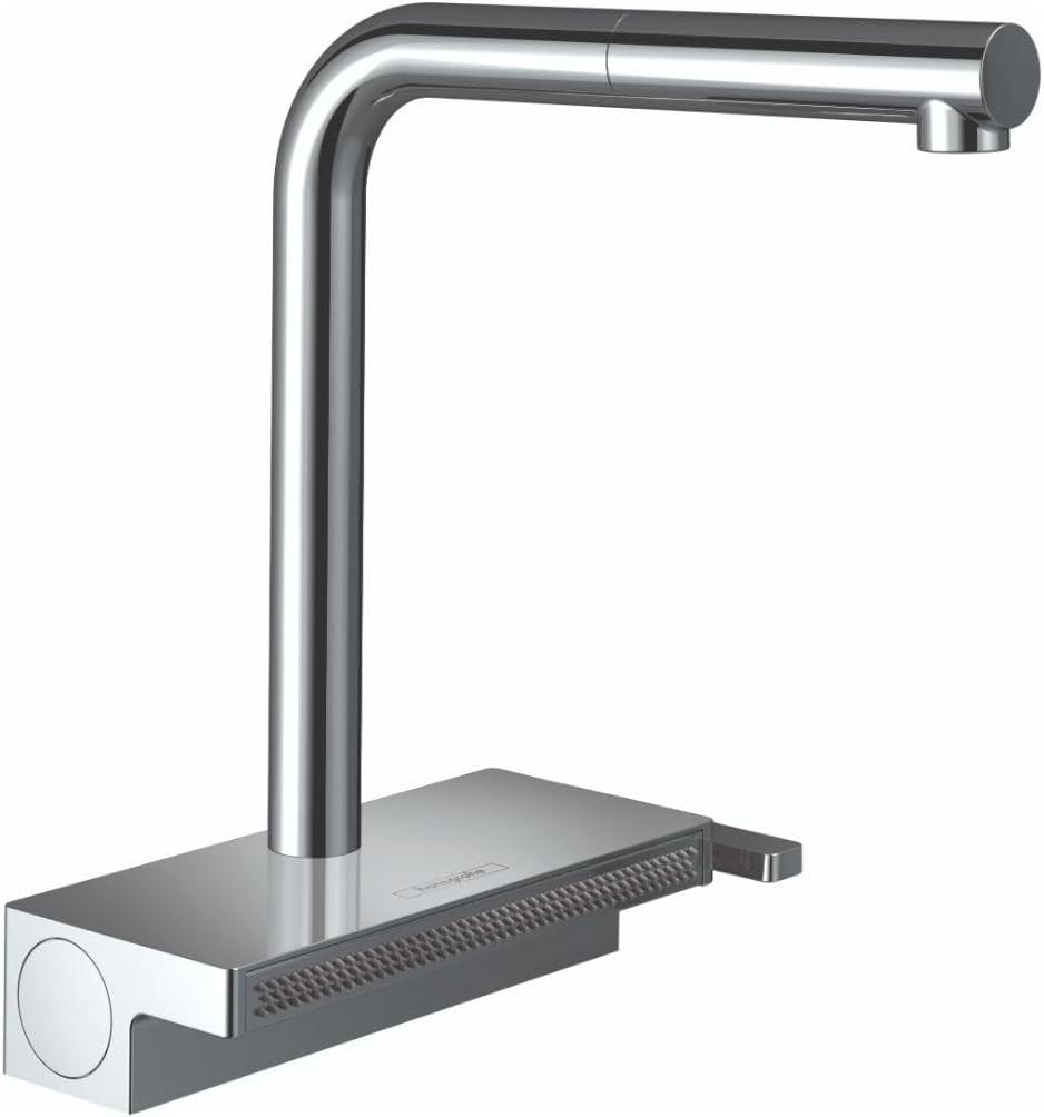 Aquno Select Kitchen Faucet with L-Shape 2-Spray Pull-Out Spout, 1.75
