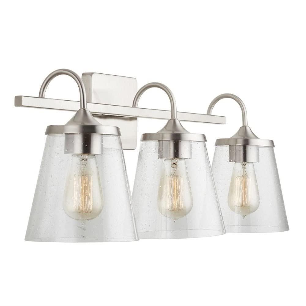 Capital Lighting - 3 Light Transitional Bath Vanity Approved for Damp Locations