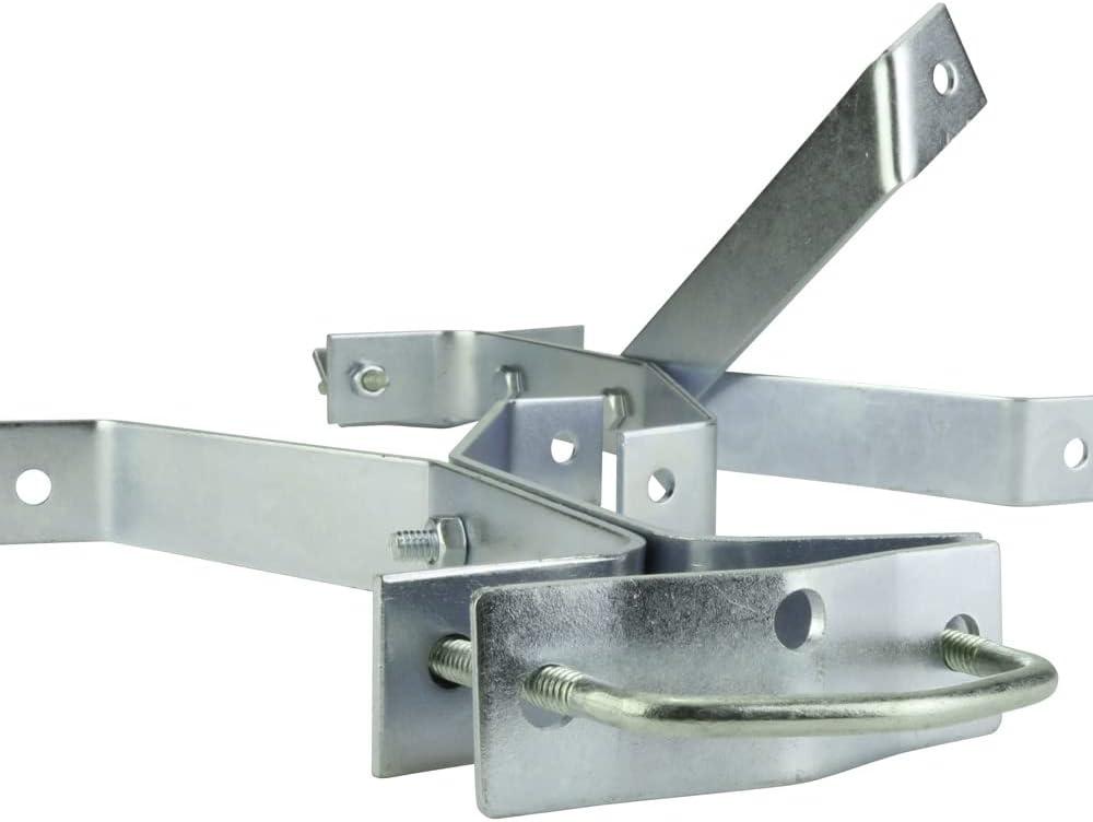 Heavy-Duty Wall Brackets for Mounting TV Antenna / Satellite Dish Mast — Skywalker Brand