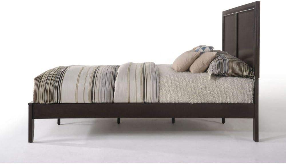 Acme Furniture Madison Queen Panel Bed in Espresso Rubberwood, Multiple Sizes