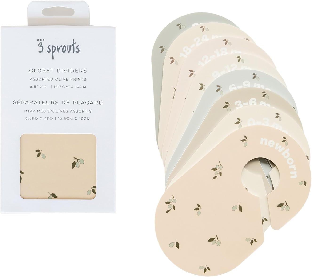 Olive Baby Clothes Organizer Closet Dividers Set of 8