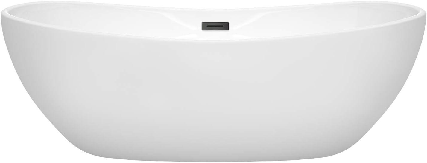 Rebecca 70'' x 32'' Freestanding Soaking Acrylic Bathtub