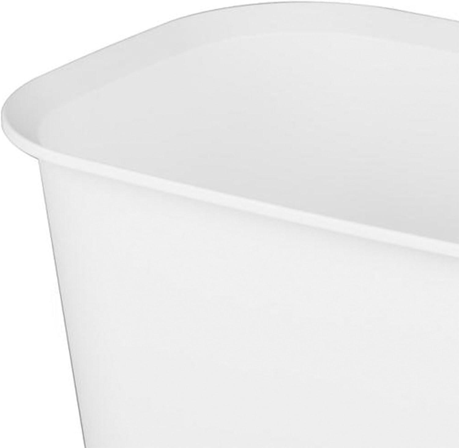 Sterilite Sterilite Rectangular Wastebasket Open Top Trash Bin, 6 Pack (Set of 6)