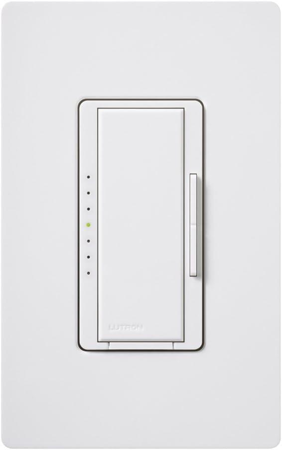 Lutron Maestro C.L Dimmer Switch for Dimmable LED, Halogen & Incandescent Bulbs, Single-Pole or Multi-Location, MACL-153M-WH
