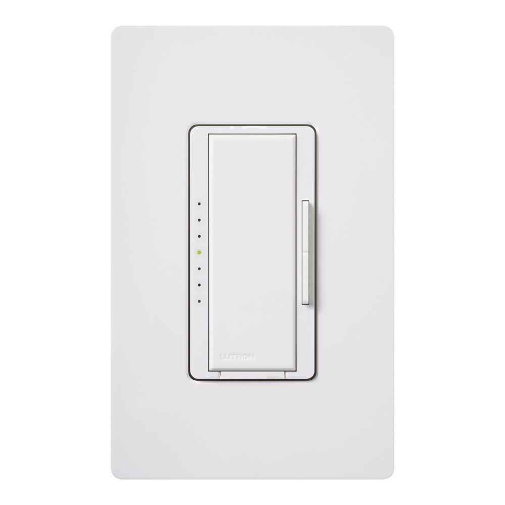Lutron Maestro C.L Dimmer Switch for Dimmable LED, Halogen & Incandescent Bulbs, Single-Pole or Multi-Location, MACL-153M-WH