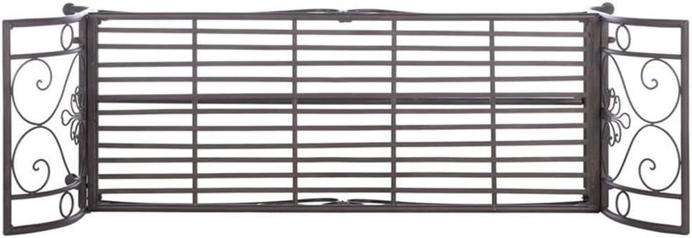 Adina Wrought Iron 51.25 Inch W Outdoor Garden Bench  - Safavieh