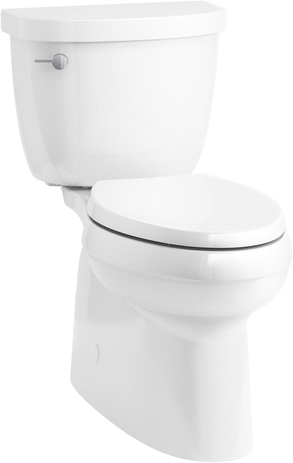 Comfort Height® two-piece elongated 1.28 gpf toilet with skirted trapway, seat not included