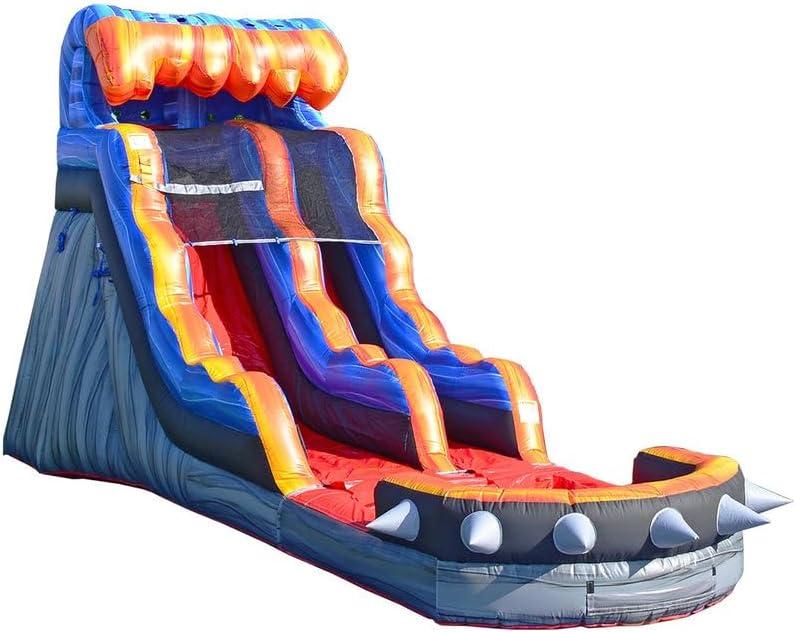 JumpOrange JumpOrange 15 FT Rocker Commercial Grade Water Slide with Pool (with Blower)