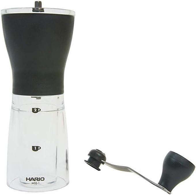 Black Ceramic Manual Adjustable Coffee Grinder