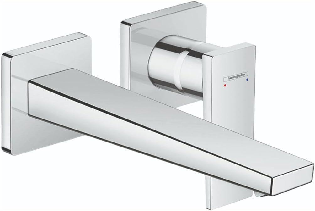 Metropol Low Flow Water Saving Wall Mounted Bathroom Faucet