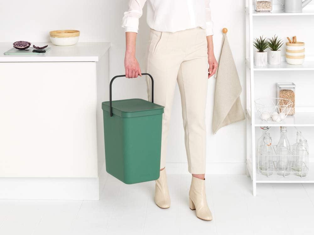 Brabantia Sort & Go Plastic Recycling Bin, 6.6 Gallon