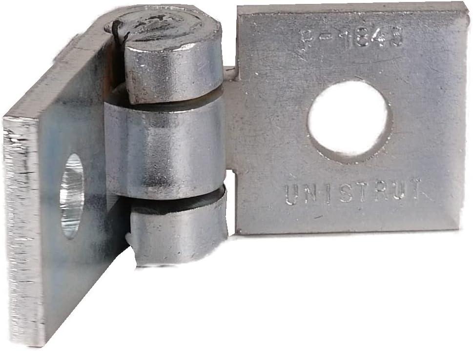 Electrogalvanized Adjustable Hinge Connector for 1-5/8 Inch Channel