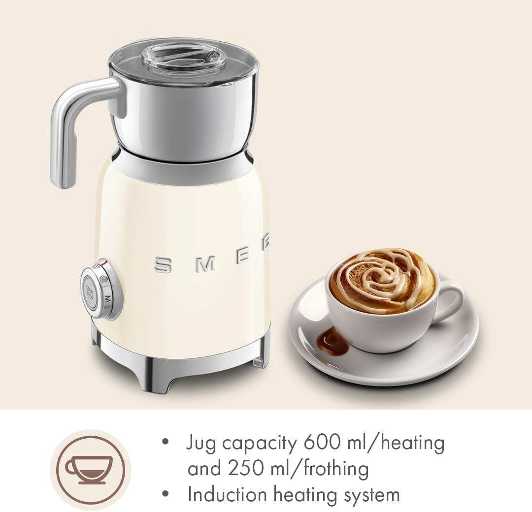 SMEG Cream Retro Milk Frother
