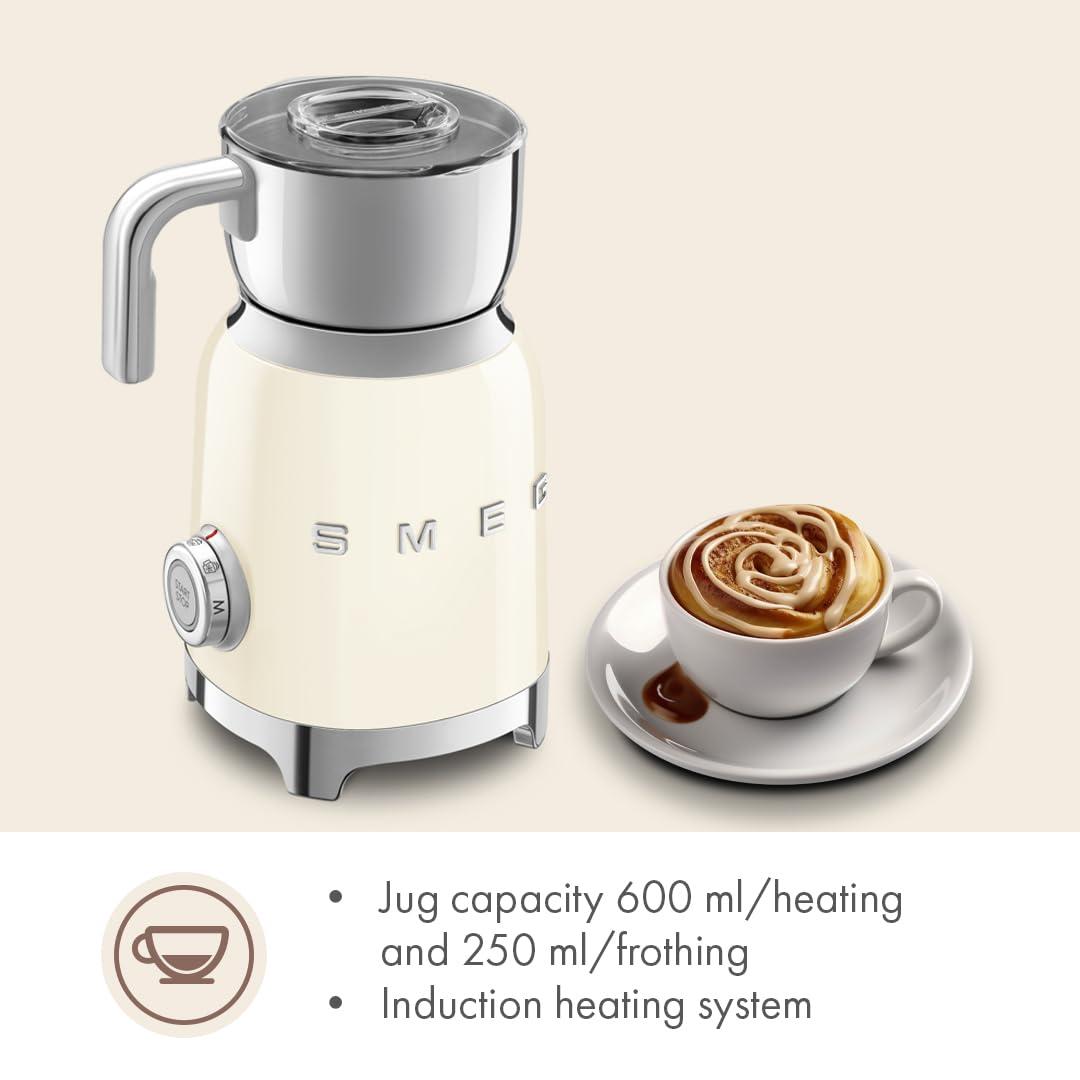 SMEG Cream Retro Milk Frother