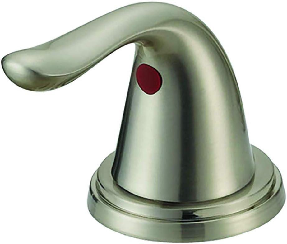 Brushed Nickel Two-Handle Widespread Bathroom Faucet