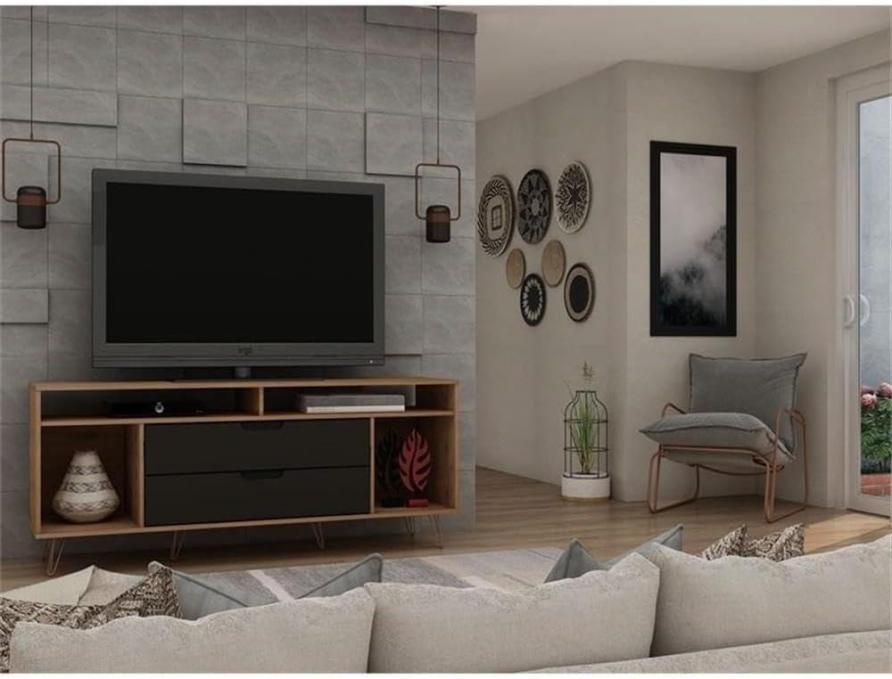 Rockefeller TV Stand for TVs up to 60" - Manhattan Comfort