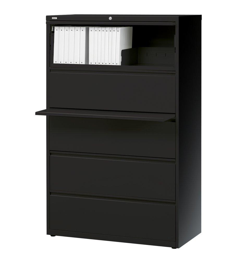 Fortress 42'' Wide 5 -Drawer Steel File Cabinet