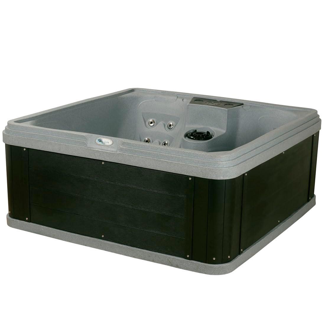 Aqualife® by Strong Spas® Ariana™ 6-Person 30-Jet Lounger Hot Tub Spa with Built-In Ice Bucket, 5 BHP 2-Speed Pump, LED Lighting, 4kW Stainless Steel Heater and Ozonator, Insulated Cover Included & Reviews | Wayfair