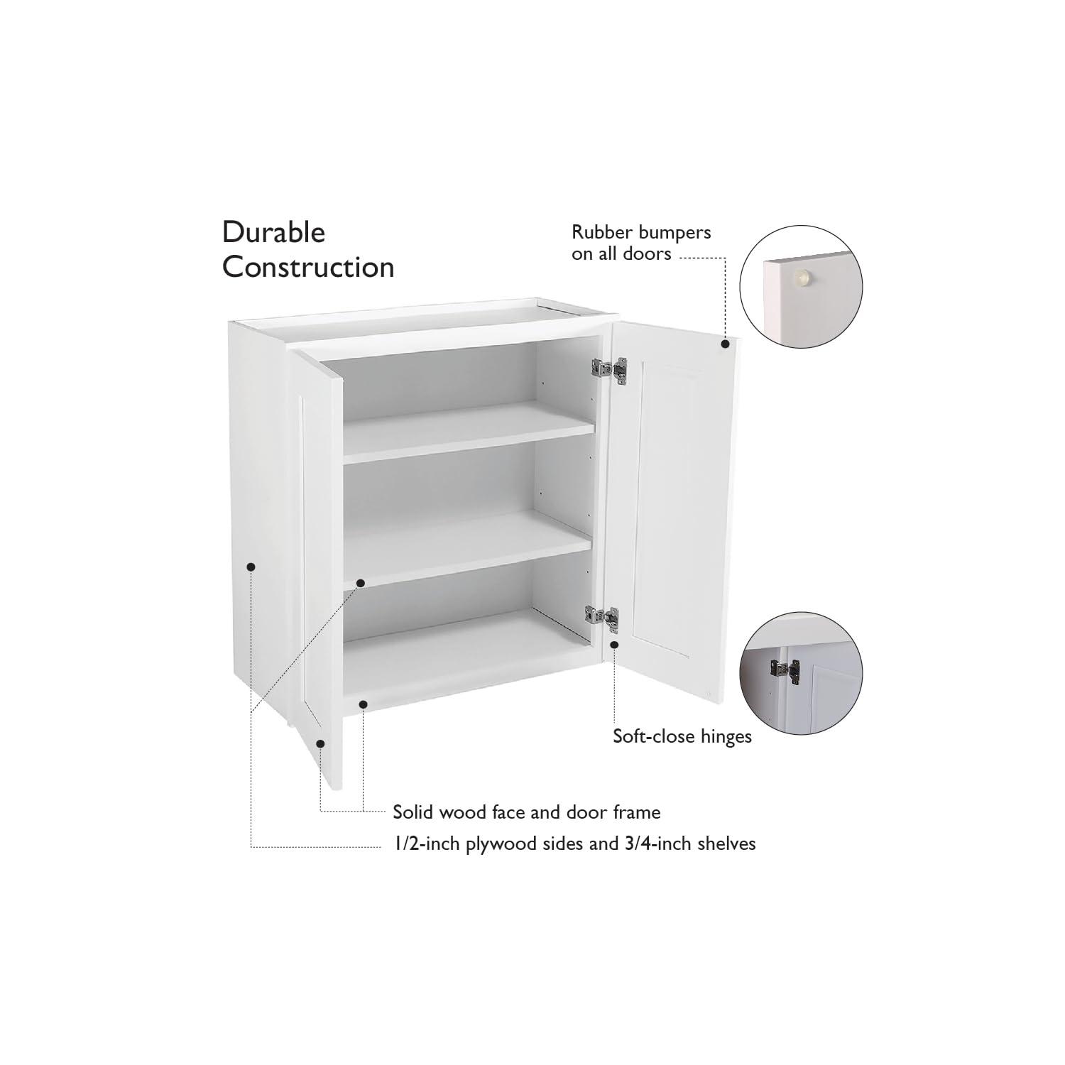 Design House Design House Brookings (Ready-to-Assemble) Shaker Style Wall Kitchen Cabinet