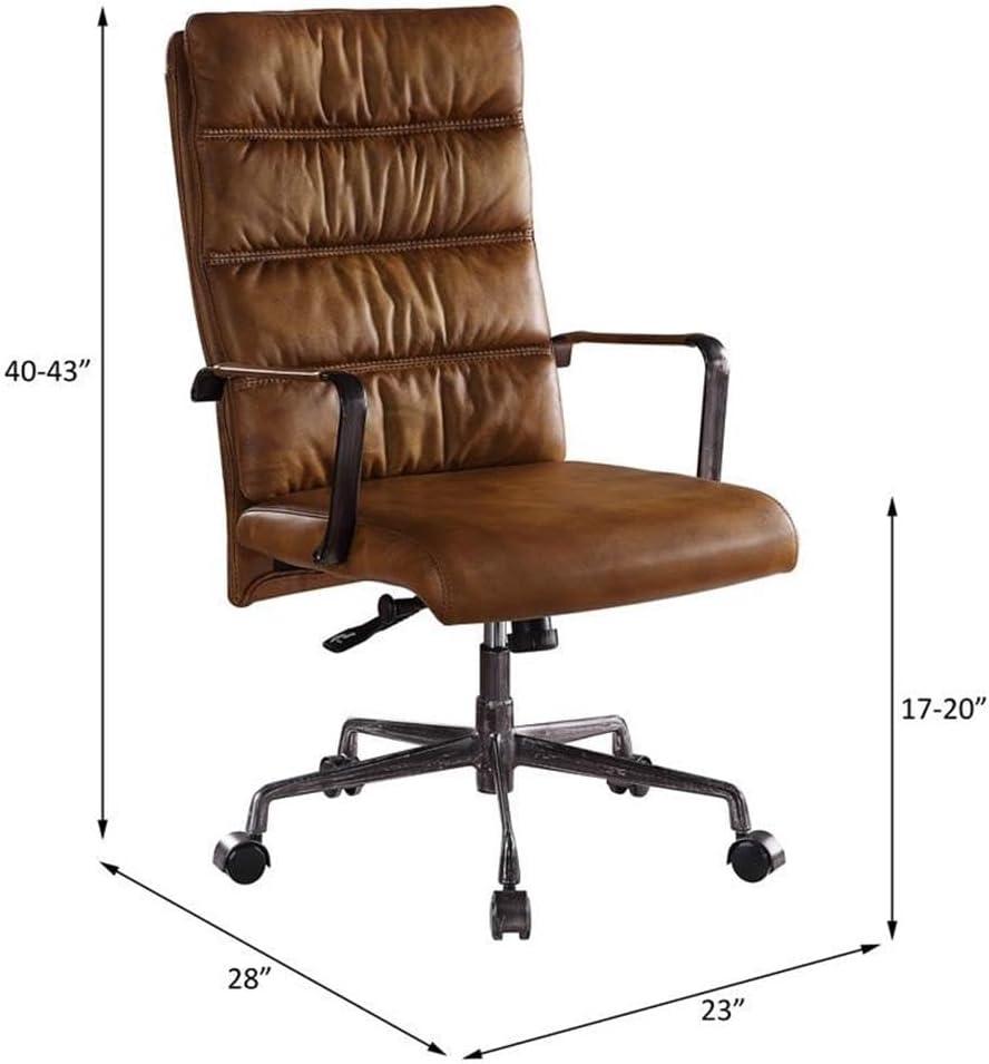 Jairo Genuine Leather Office Chair