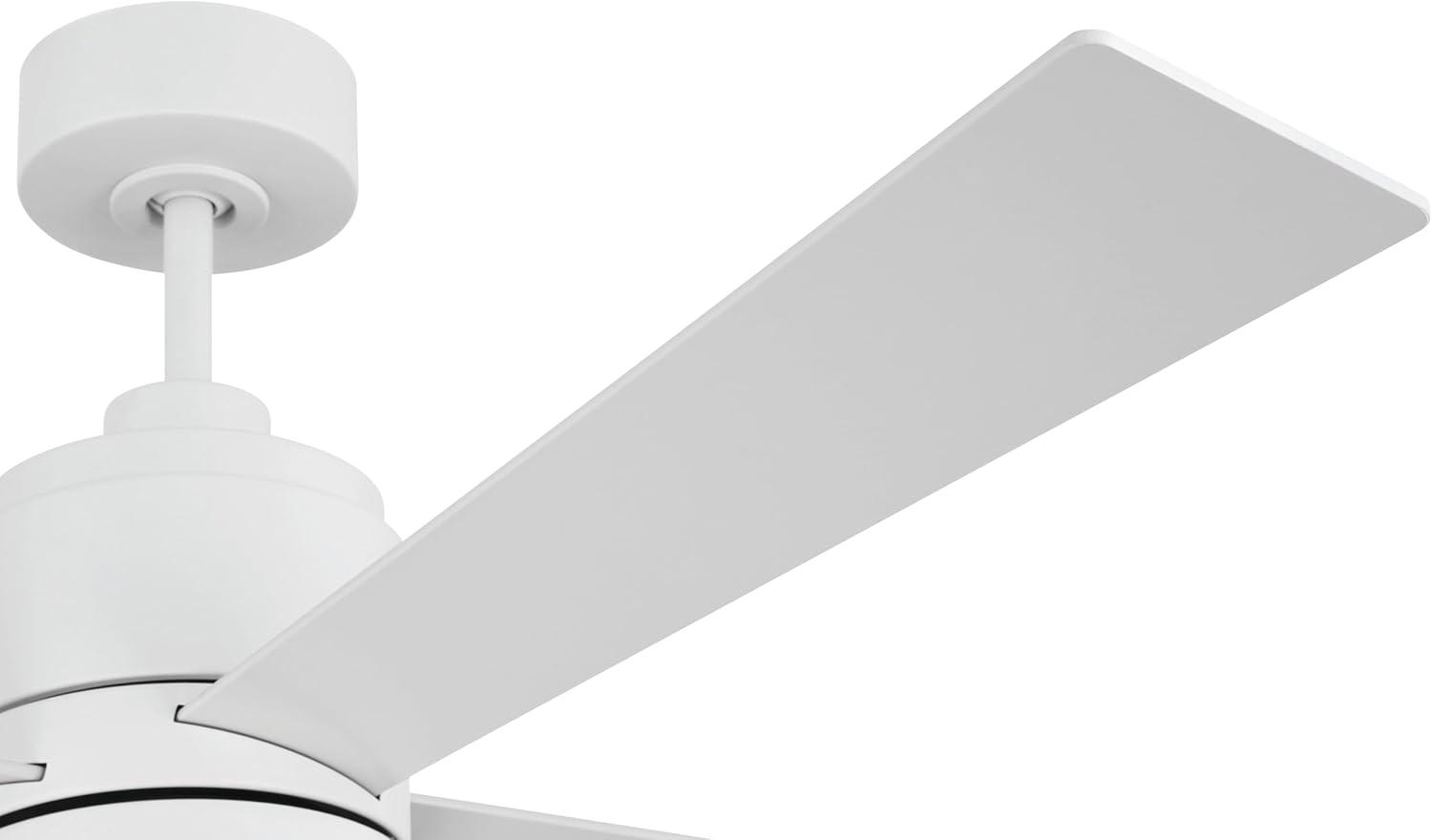 Craftmade McCoy 4-Blade 52" Ceiling Fan with Optional LED Light Kit & Hard Wired, 4 Speed Control